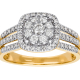 20145659 - Diamantring i 18K guld