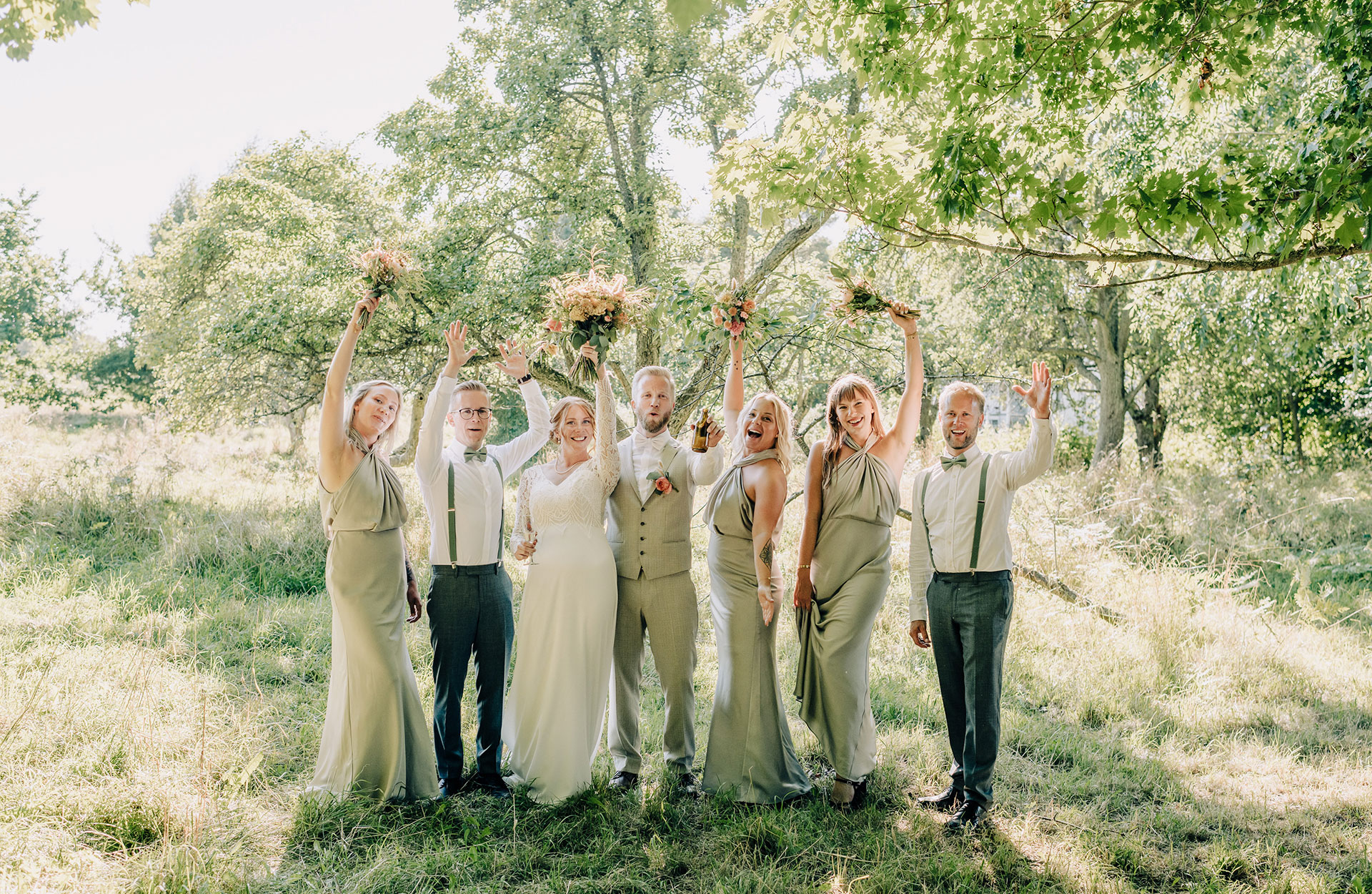 Annie & Johans bröllop - Foto: Sara Norrehed