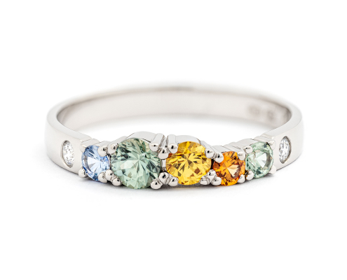 Keto Meadow 2,5mm - Autumn ring, design Jussi Louesalmi, Au3 Goldsmiths