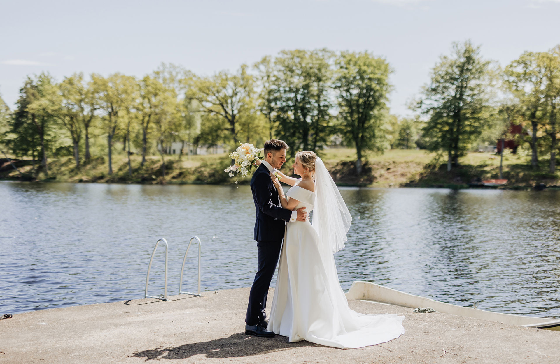 Alexandra och Adams bröllop - foto: Frida Johansson