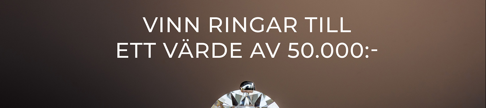 Diamantjakten - vinn vigselringar till ett värde av 50.000 kr
