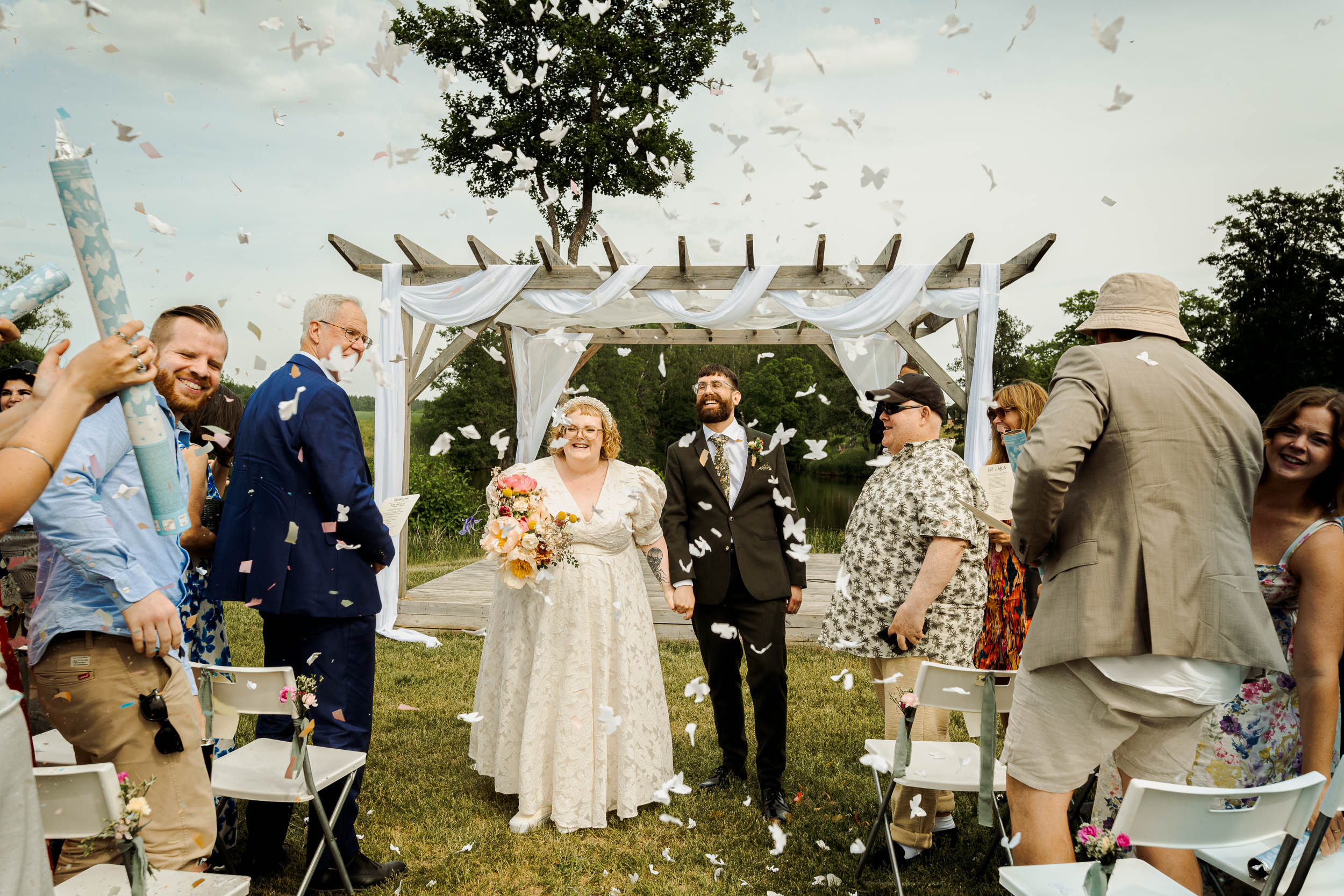 Bröllopspunkarna - vigsel - Foto: Maja Karlström Bröllopspunkarna - vigsel - Foto: Maja Karlström