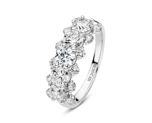 Ring Fior Grande - med labbodlade diamanter