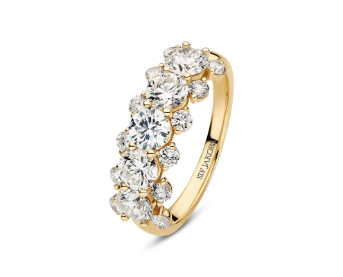 Ring Fior Grande - med labbodlade diamanter