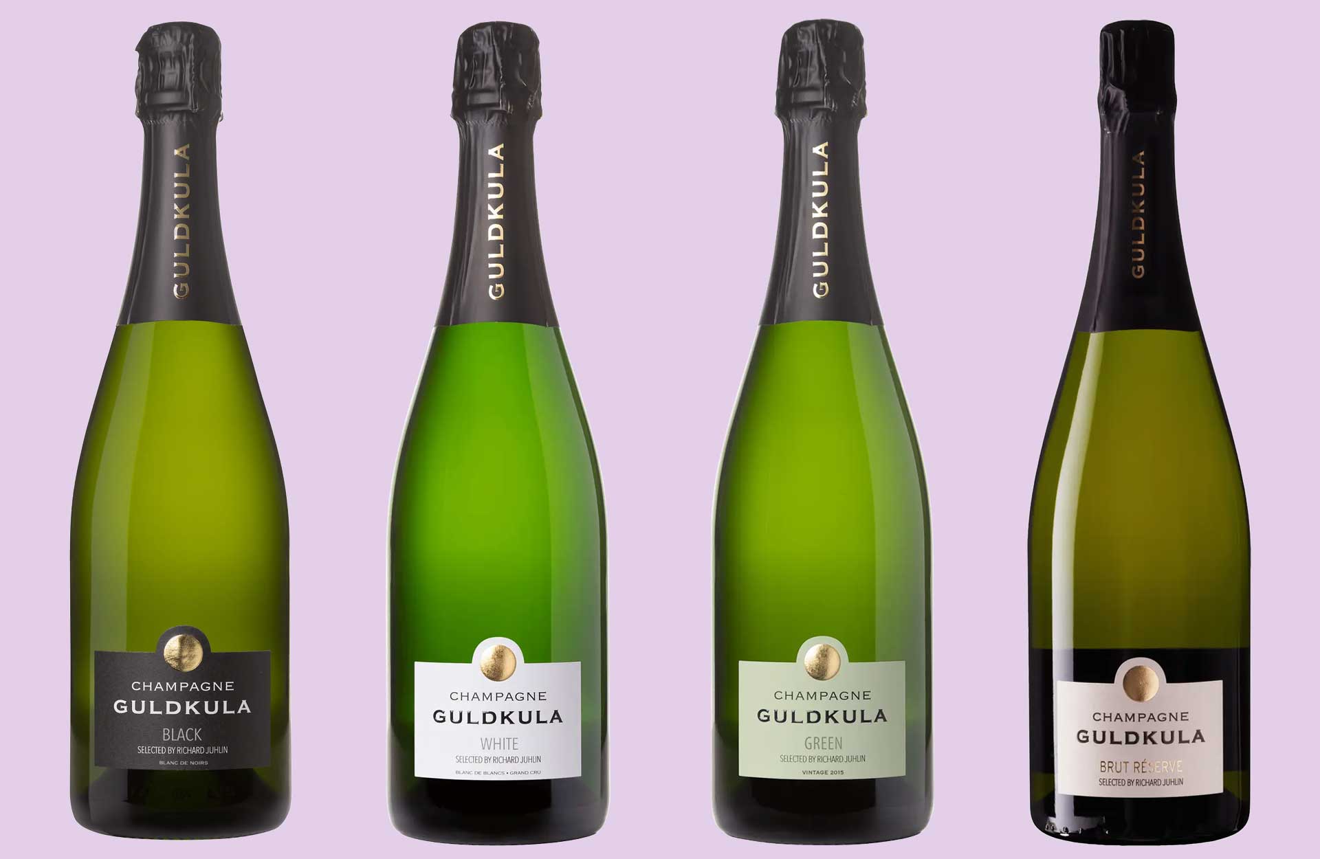 Guldkula - olika champagner Guldkula - olika champagner