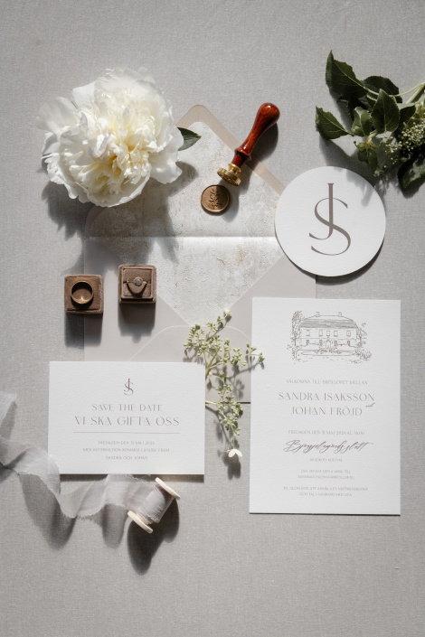 Trycksaker i sobra, harmoniska färger, skapade av Oh Happy