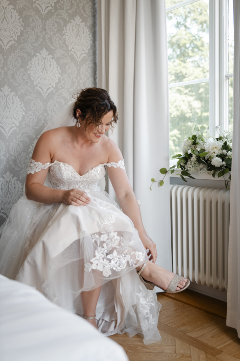 Bröllopsklänning från Wedding Store Malmö